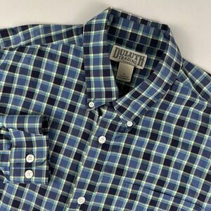 Duluth Trading Co Mens Large‎ Multicolor Plaid Long Sleeve Button Down Tartan